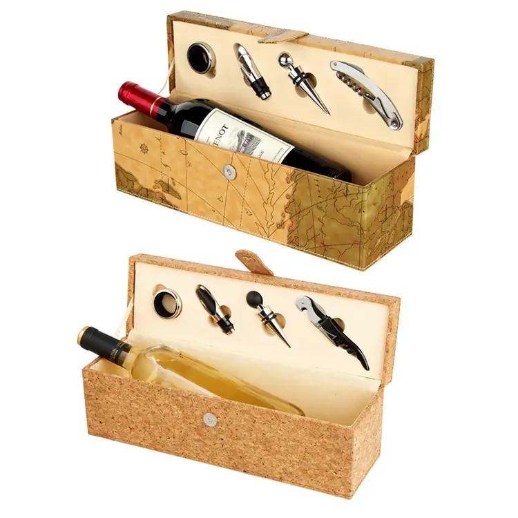 Cork Single PU -wijnset